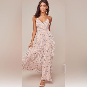 Astr Holland Floral Maxi Dress. New with tags. Size S